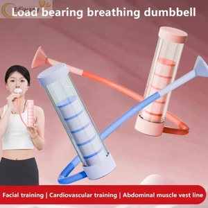 Máy tập thở và quả tạ EDIWANY với màng kháng lực điều chỉnh được, hỗ trợ tăng dung tích phổi và huấn luyện cơ bụng cho nam nữ.