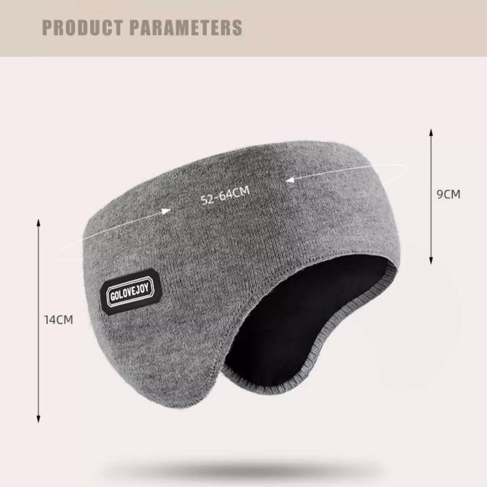 YMIFI Head Worn Earmuffs, Máy hâm nóng tai chống gió Dệt kim ấm áp Earmuffs, Vỏ tai Bảo vệ lạnh Dây buộc tóc mùa đông