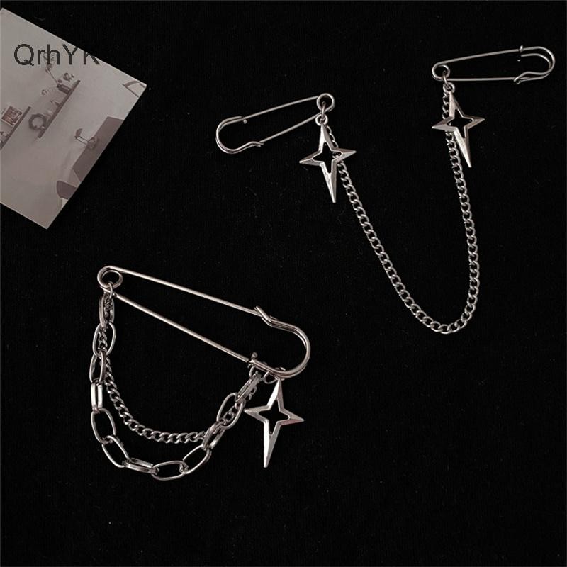 Nhà Máy Thời Trang Phong Cách Hàn Quốc Dây Xích Kim Loại Thổ Cẩm Cho Nữ Phù Hợp Với Trang Trí sel Kim Loại Dây Xích Hạt Pin Vải Trang Sức Phụ Kiện QrhYK