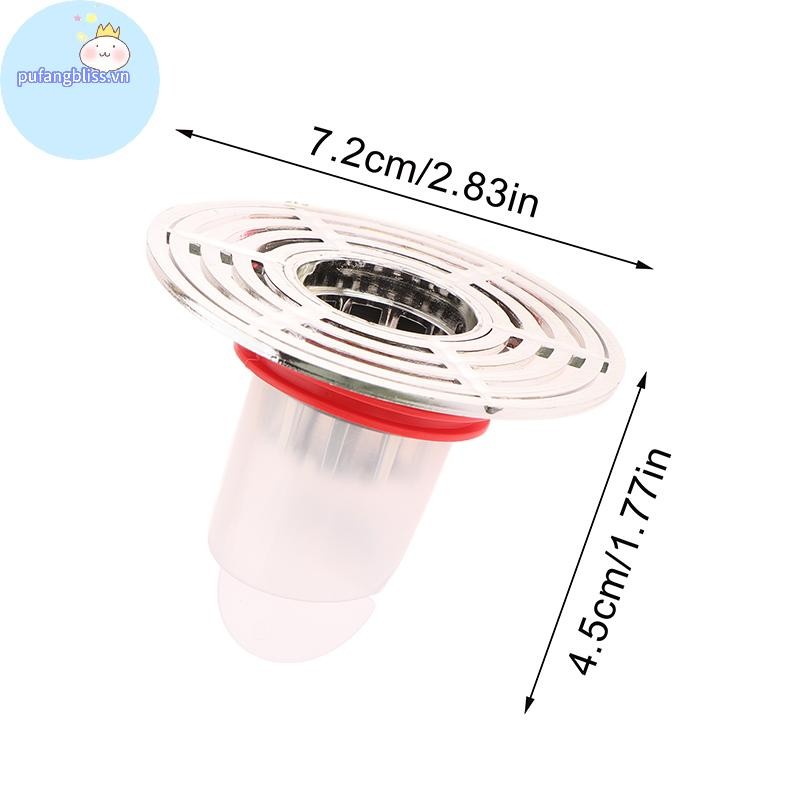 Pufangbliss Tự Đóng Mùi Và Chống Côn Trùng Thoát Sàn Vòi Hoa Sen Có Thể Tháo Rời Thoát Nước Vỏ Lọc Tóc Cống Lọc Cắm VN