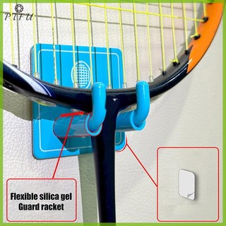 Ptfu Treo Tường Vợt Giá Đỡ Móc Tennis Vợt Giá Đỡ Cầu Lông Giá Đỡ Hiển Thị Móc Thép Không Gỉ Móc Treo Tường Lưu Trữ Mới