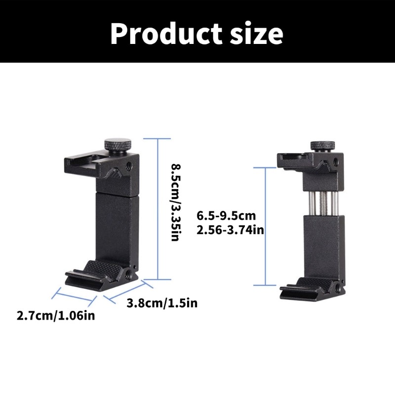 Ior Tripod Mount cho Video Phát trực tiếp Giá đỡ điện thoại Giá đỡ điện thoại Bộ chuyển đổi ba chân điện thoại