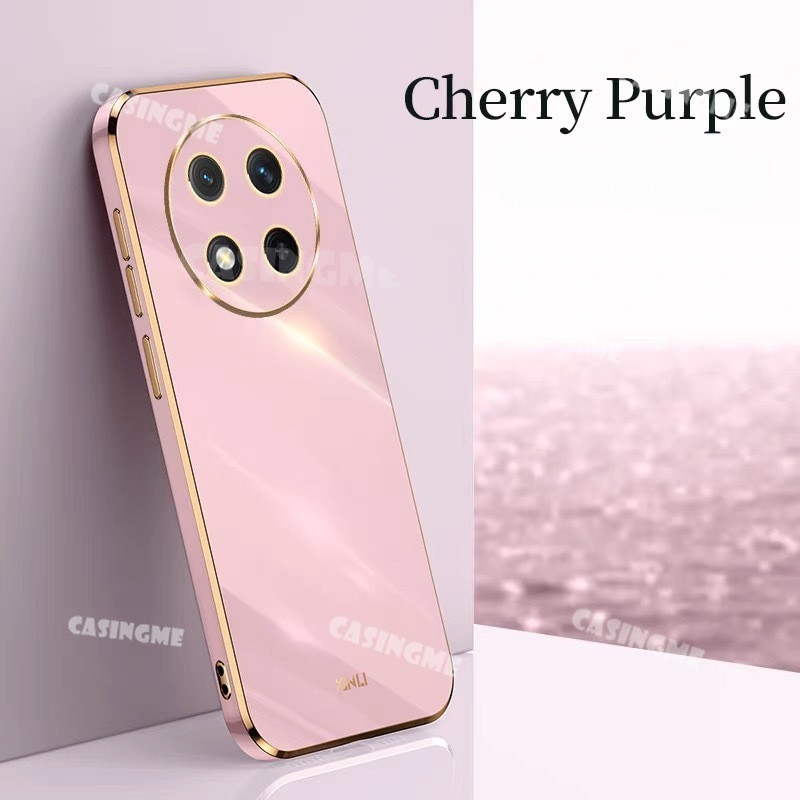 Honor X9c 5G 2024 Vỏ Mạ Sang Trọng Cho Honor X9c HonorX9c X9 X9b X9a a b c 9c 5G 4G 2024 Ốp lưng Silicon Mềm Chống Sốc Ốp lưng
