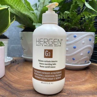 Mỡ dưỡng xả khô cân bằng pH Hergen G3 Intense Nourishing Balm 400ml [ TN ]