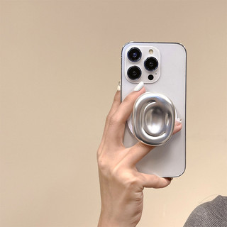 Hình Học Kim Loại Tròn Từ Tính Giá Đỡ Điện Thoại Cho IPhone 16 15 14 13 12 Pro Max 14 Plus Có Thể Gập Lại Pop Ring Grip Co Giãn Để Bàn Đứng P4
