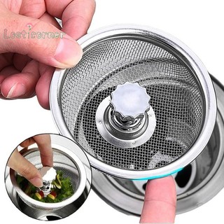 [Lostcorner] Bộ lọc bồn rửa nhà bếp bằng thép không gỉ Lưới lọc cống thoát nước sàn phòng tắm Phụ kiện bồn rửa cống thoát nước thải [Mới]
