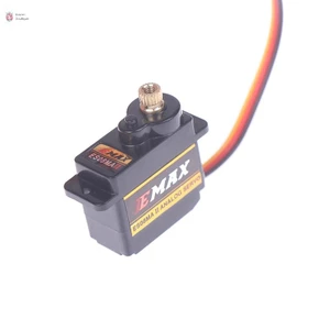 Cod 1 Đen EMAX ES08MA II Kim Loại Gear Micro Servo Kỹ Thuật Số Servo Lên Cho RC Mẫu Mới