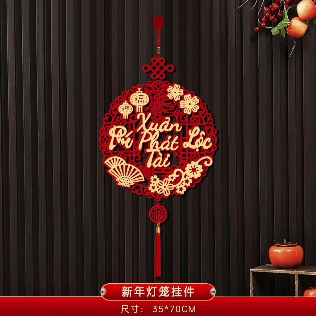 Phụ kiện dây treo chữ Tết trang trí nhà cửa, thu hút may mắn và tài lộc cho năm mới