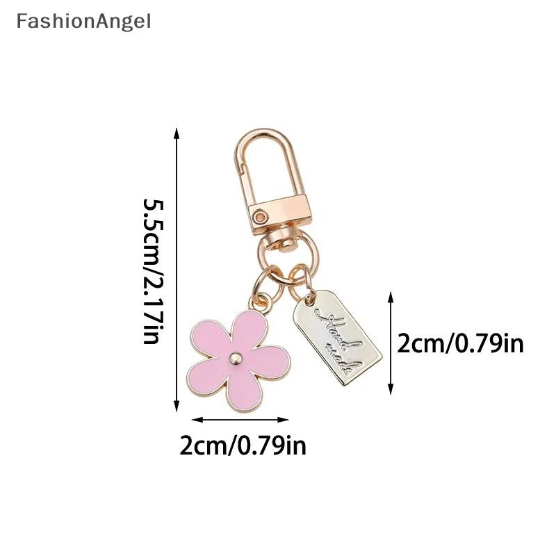 FashionAngel 1 chiếc Keycha phong cách kim loại Ins bán chạy của Hàn Quốc