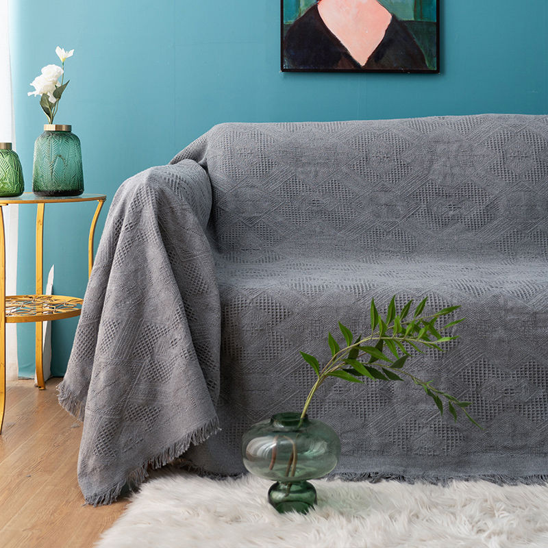 Bọc Ghế Sofa Thiết Kế Đơn Giản Hiện Đại Ốp Màu Sắc Đơn Sắc Chống Trượt Và Chống Bụi