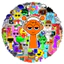 HT2 52 Cái / bộ incredibox Sprunki trò chơi âm nhạc dán trang trí máy tính TH2
