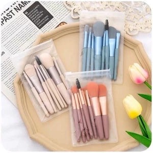 Bộ cọ trang điểm bằng gốm sứ cổ điển 8 miếng, bộ cọ trang điểm cá tính