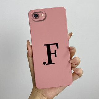 Dành Cho OPPO A83 CPH1729 CPH1827 Vỏ Bảo Vệ Ống Kính Chữ Cái Ban Đầu Dễ Thương Chống Sốc OppoA83 A 83 Vỏ Điện Thoại Silicon Mềm