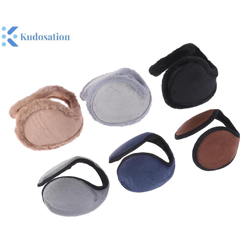 Kudosation Nhiệt Mềm Mại Sang Trọng Bịt Tai Người Mùa Đông Làm Dày Tai Ấm Hơn Thể Thao Ngoài Trời Chống Gió Vỏ Tai Chống Lạnh
