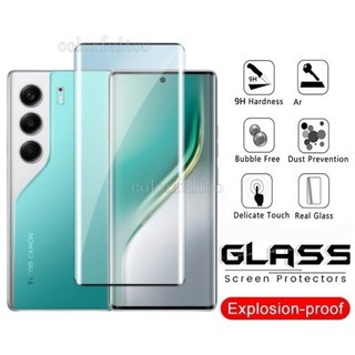 Camon50Ultra 2 TRONG 1 Bảo Vệ Màn Hình Cho Tecno Camon 40 Pro 40Pro Camon40 Camon40Pro Camon50Pro 4G 5G 9H Full Cover Kính Cường Lực Bảo Vệ Ống Kính Máy Ảnh Phim Bảo Vệ Màn Hình