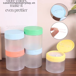 1 Cái 250 / 300 / 350ml Tẩy Trang Bông Kem Nắp Bình Sữa Dưỡng Thể Bình Tẩy Tế Bào Chết Hộp Đựng Mỹ Phẩm Du Lịch Chai Di Động