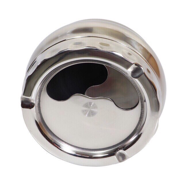 Gạt tàn inox xoay tròn loại lớn cao cấp