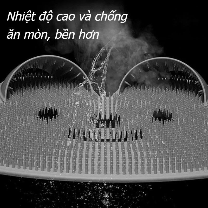 Tắm Chân Chà Thảm,Miếng Tắm Massage Sáng Tạo Dễ Thương,Thảm ngâm chân silicone,Hình dáng thỏ