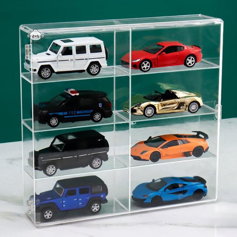 Maybest Acrylic Display Case Tương Thích Với 8 Khe Cắm Màn Hình Dành Cho Xe Đúc Đứng Trên Văn Phòng Nhà {VN}