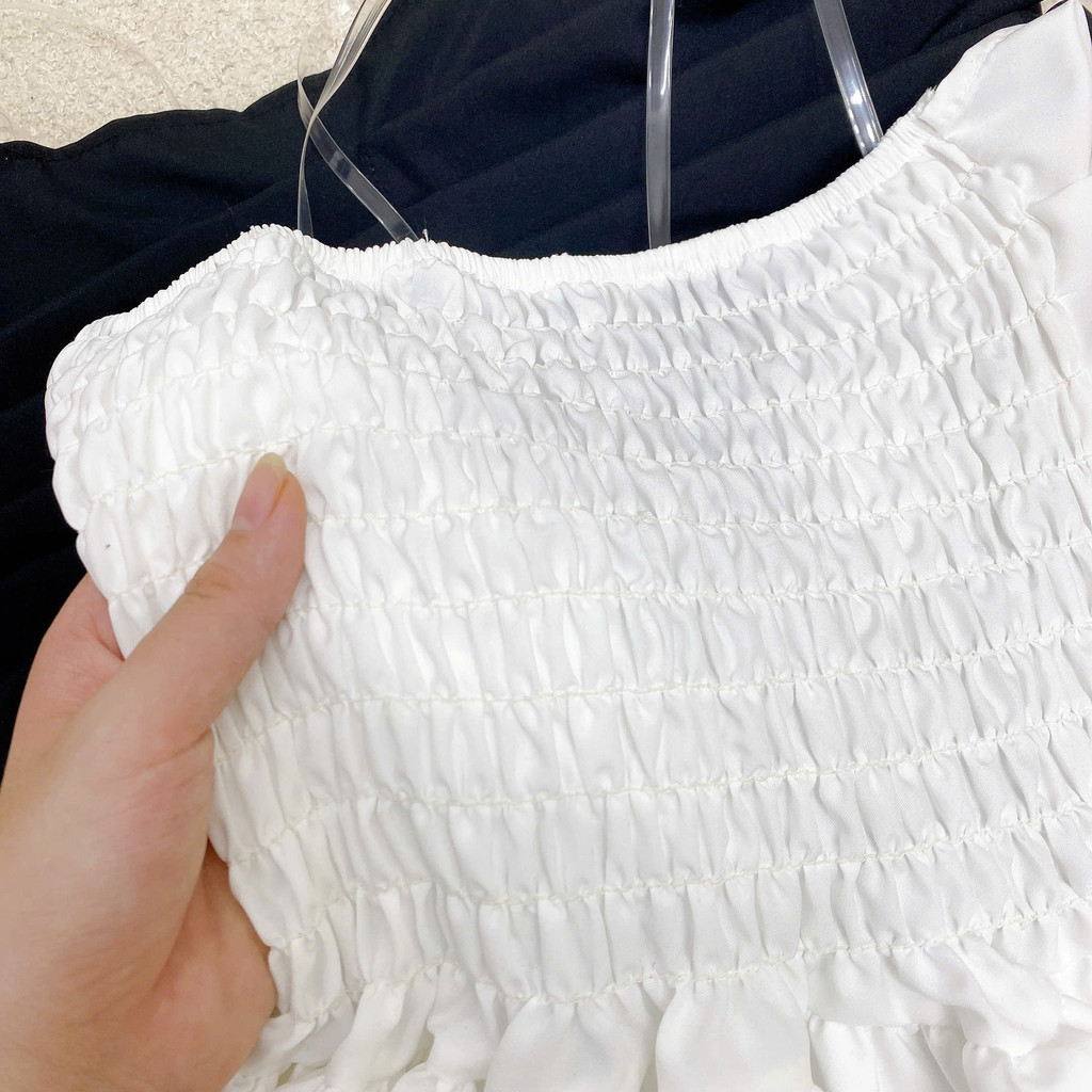 Áo Ống Cúp Ngực Xếp Ly Bigsize Nữ, Vải Xòe Mềm Mịn, Tôn Dáng Cho Nàng Mũm Mĩm – A186