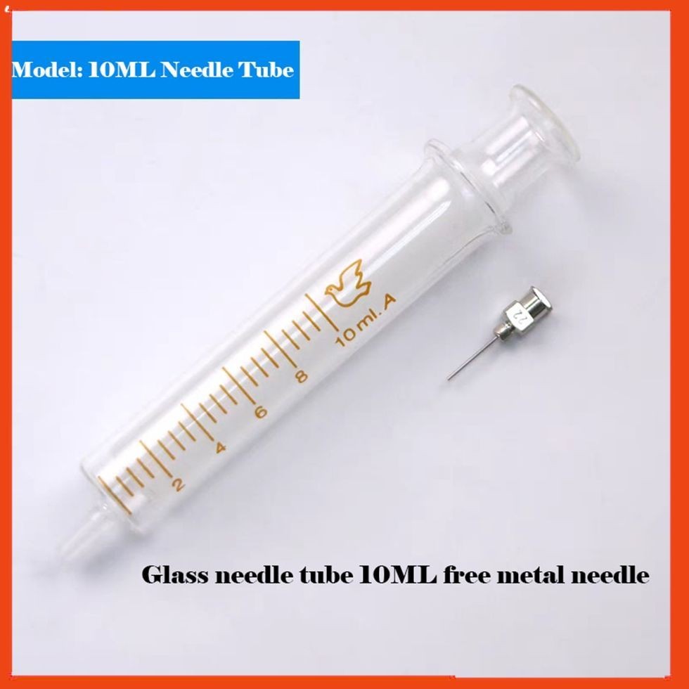 Bộ xi lanh 10ml bơm mỡ hàn, flux, keo lượng nhỏ, kèm đầu xi lanh, chấm chính xác