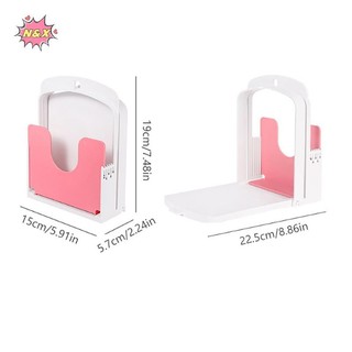 N & X Bánh Mì Nướng Có Thể Gập Lại Máy Thái Bánh Mì Đứng Dụng Cụ Cắt Nhựa Sandwich Khuôn Cắt Bánh Loaf Giá Dụng Cụ Nướng Bánh Tiện Ích Nhà Bếp.