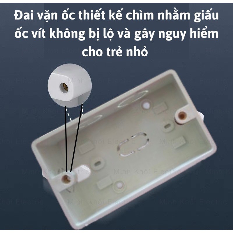 Đế âm tường Sino, đế nổi Sino,đế gài át Sino Vanlock,đế âm chống cháy Sino,đế nổi cao Sino,đế nổi thấp,hộp đế nổi Sino