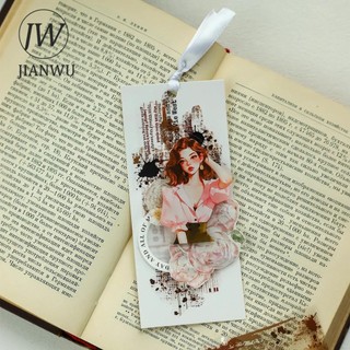 JIANWU 35mm * 200cm Tranh Traca Series Vintage Số Flim Chất liệu Cắt xén Phong cảnh Băng PET Sáng tạo DIY Tạp chí Văn phòng phẩm