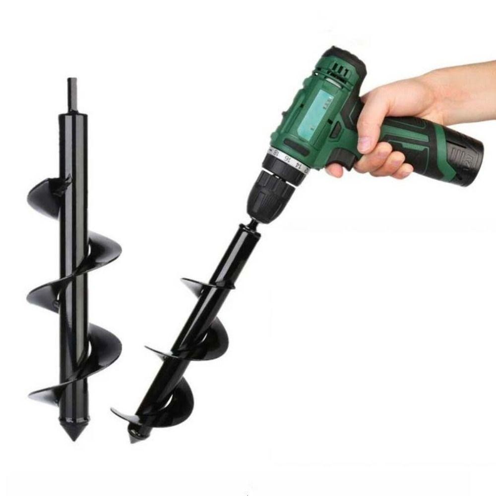 Mũi khoan mở rộng đất PWSEND, Mũi khoan lỗ trồng lục giác Dụng cụ đào vườn Auger Mũi khoan xoắn ốc, Mũi khoan đất bằng thép bền có độ cứng cao Mũi khoan điện