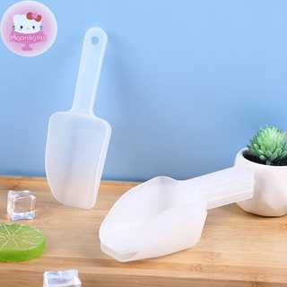 Moonlights Nhựa Xẻng Đá Bột Thực Phẩm Kẹo Kem Muỗng Tráng Miệng Xẻng Cơm Nhà Bếp Mờ Dày Đa Năng Xẻng EN