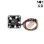 Thương hiệu mới 3010 Vòng bi thủy lực / đôi Vòng bi điều khiển nhiệt độ PWM 3CM 12V 5V Thẻ đồ họa thu nhỏ Tiêu chuẩn Bo mạch chủ 4PIN Cắm Quạt làm mát