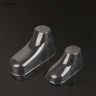 Tutu 10 Chiếc PVC Trong Suốt Trẻ Em Booties Trưng Bày Hỗ Trợ Khung Chân Giày Nhựa Khuôn Giày Bé Cáng Tất Hiển Thị Đứng VN
