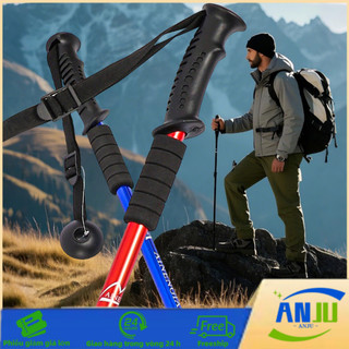 Gậy Leo Núi Trekking Gấp Gọn Siêu Nhẹ, Tiện Lợi Cho Phượt Và Dã Ngoại, Phù Hợp Cho Nam Nữ