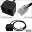 Bộ chuyển đổi đào tạo điện thoại BTM Compactly RJ9 Bộ chia Y để cài đặt dễ dàng và kết nối đáng tin cậy trong môi trường văn phòng