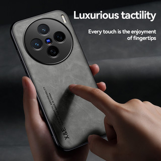 Ốp Lưng Cho Vivo X300 X200 Pro Mini X200Pro X200S X200Ultra X300Pro 5G Sang Trọng Cảm Giác Da PU Họa Tiết Vỏ Điện Thoại Bảo Vệ Camera Ốp Lưng Chống Sốc Cứng