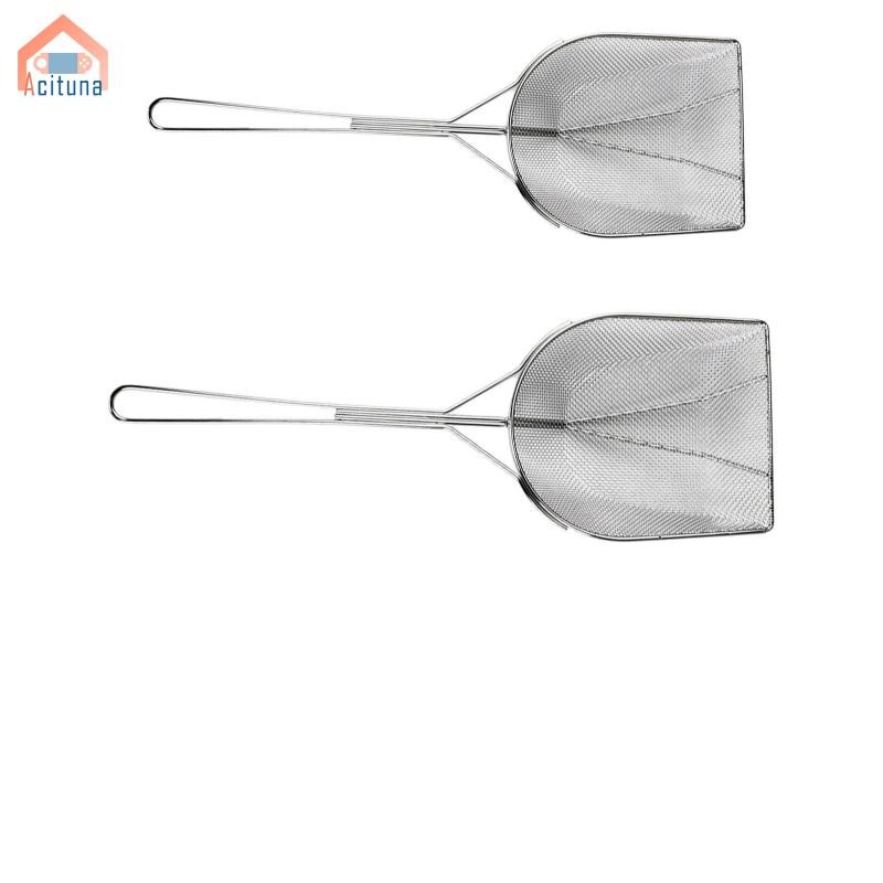 Skimmer Vuông Làm Bằng Chất Liệu Lưới, Dụng Cụ Nấu Ăn, Thìa Chiên, Chảo Chiên, Lọc Dầu Nấu Ăn, Skimmer Dầu Cho Nồi Chiên Sâu Để Lọc Thịt