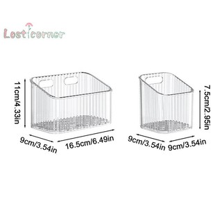 [Lostcorner] 1 Giỏ đựng đồ trong suốt tỏi nhà bếp Gừng và hành tây treo tường- Giá đựng đồ treo tường nhỏ [Mới]