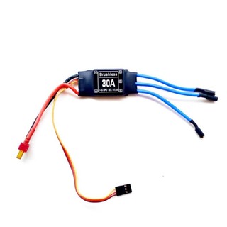 Bộ điều khiển tốc độ điện tử COZYNEST, ESC không chổi than đầu chuối 2-4S 3.5MM, 5V 3A UBEC 30A 40A Dễ dàng sử dụng các bộ phận máy bay RC cho máy bay trực thăng RC FPV
