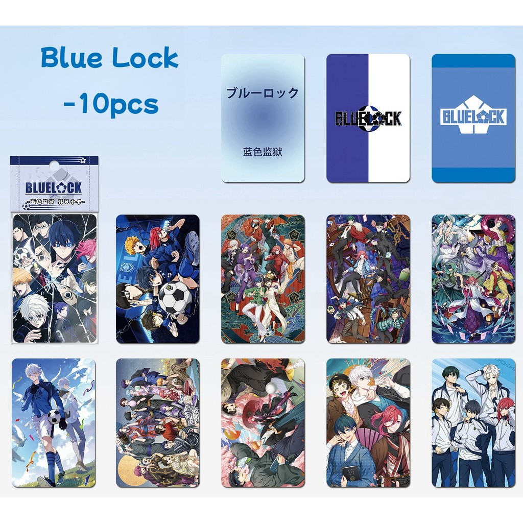 10 Chiếc Star Rail Genshin Lomo Cards Heaven Official 's Blessing Blue Lock Photocard Ánh Sáng Và Đêm Jujutsu Kaisen Nàng Tiên Cá Rơi NARUTO Phác Thảo Ảnh Bưu Thiếp YM