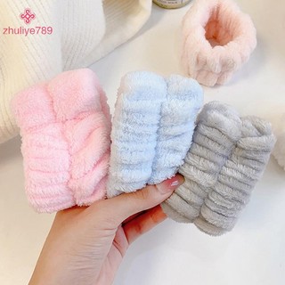 < zhuliye789 > 1Pc Rửa Mặt Và Dây Đeo Tay Thấm Hút Nước Thể Thao Mồ Hôi Vòng Tay Lau Tóc Băng Đô Chống Ẩm Tay Bảo Vệ Cổ Tay