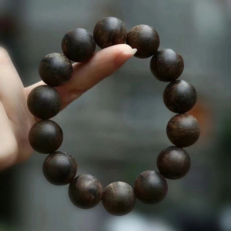 / điểm Tự Nhiên Việt Nam Nam Nam Nữ Qinan Phật Hạt Nguyên Chất Tự Nhiên Nha Trang Mân Côi Hạt Wenwan Trầm Hương Vòng Tay Chất Liệu Cũ Vòng Tay ghj7