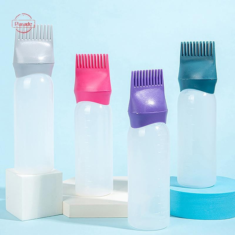 Parade 120ml Nhựa Thuốc Nhuộm Tóc Có Thể Đổ Lại Chai Applicator Lược Pha Chế Salon Tô Màu Tóc Dụng Cụ Tạo Kiểu Tóc VN