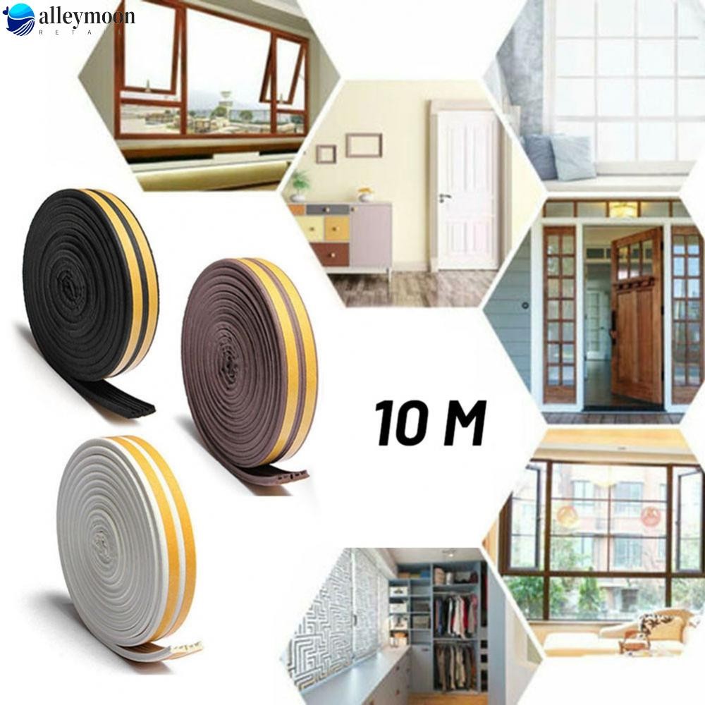 【LEYM】Seal Strip 5m Excluder Window Draught Frames Self-adhesive Weather 2pcs