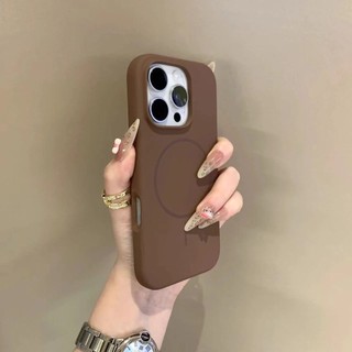 Ốp điện thoại di động từ tính silicon lỏng mới cho iPhone16 Pro Max 15 14 13 12 11 Pro Max Vỏ bảo vệ camera chống sốc Vỏ mềm chống rơi
