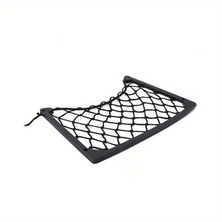 NOOKSTORY 1 Cái Bảo Quản Ô Tô, Giá Đựng Tạp Chí Lưới Co Giãn, Lớn 31x21cm Đen Hàng Hóa Lưới Xe Buýt Phụ Kiện
