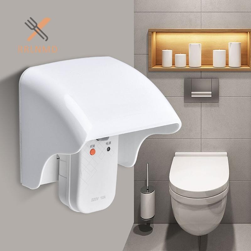 Rrlnmd Hộp chống nước đa năng Tường trong suốt Vỏ ổ cắm điện Bảo vệ công tắc ngoài trời Vỏ bảo vệ MỚI