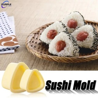1 / 2 / 4 Khuôn Onigiri Cho Cơm DIY Gia Đình Sushi Dụng Cụ Thực Phẩm Sản Xuất Ba Bên Hình Sushi Tiện Lợi Bento Phụ Kiện