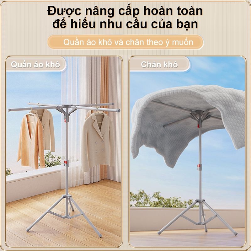 𝐎𝐥𝐢𝐟𝐞Giàn Phơi Quần Áo  Inox Sào Treo Đồ Thông Minh Gấp Gọn Giá Treo Đồ Cao Cấp