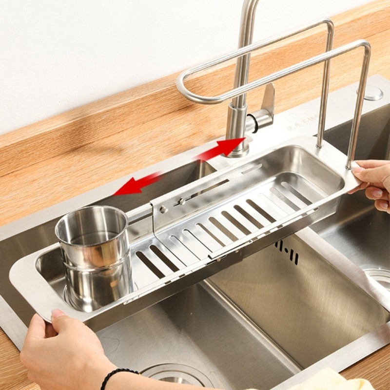 Giá đựng đồ bằng thép không gỉ chống rỉ PPY với thiết kế mở rộng cho tổ chức nhà bếp đa năng