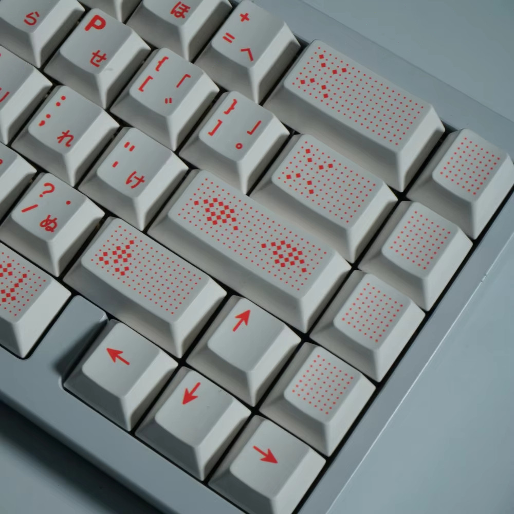 Pbt AI Keycaps Trắng Nhật Bản Keycap Dye Sub Cherry Profile Key Cap cho bàn phím cơ MX | BigBuy360 - bigbuy360.vn
